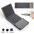 Covitalo Foldable Bluetooth Keyboard with Touchpad – Portable Wireless Keyboard for Android, iOS, Windows & Tablets